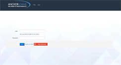 Desktop Screenshot of anchor-webapps.com